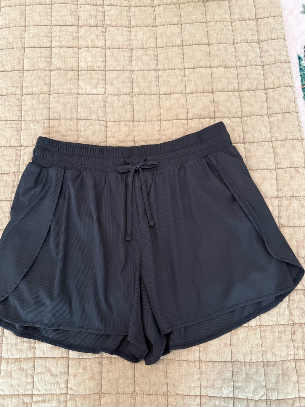 Z By Zella Black Drawstring Athletic Shorts